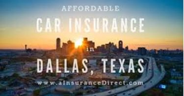 Car insurance cost in Dallas